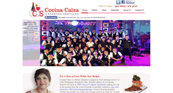 Desktop Screenshot of cocinacalza.com